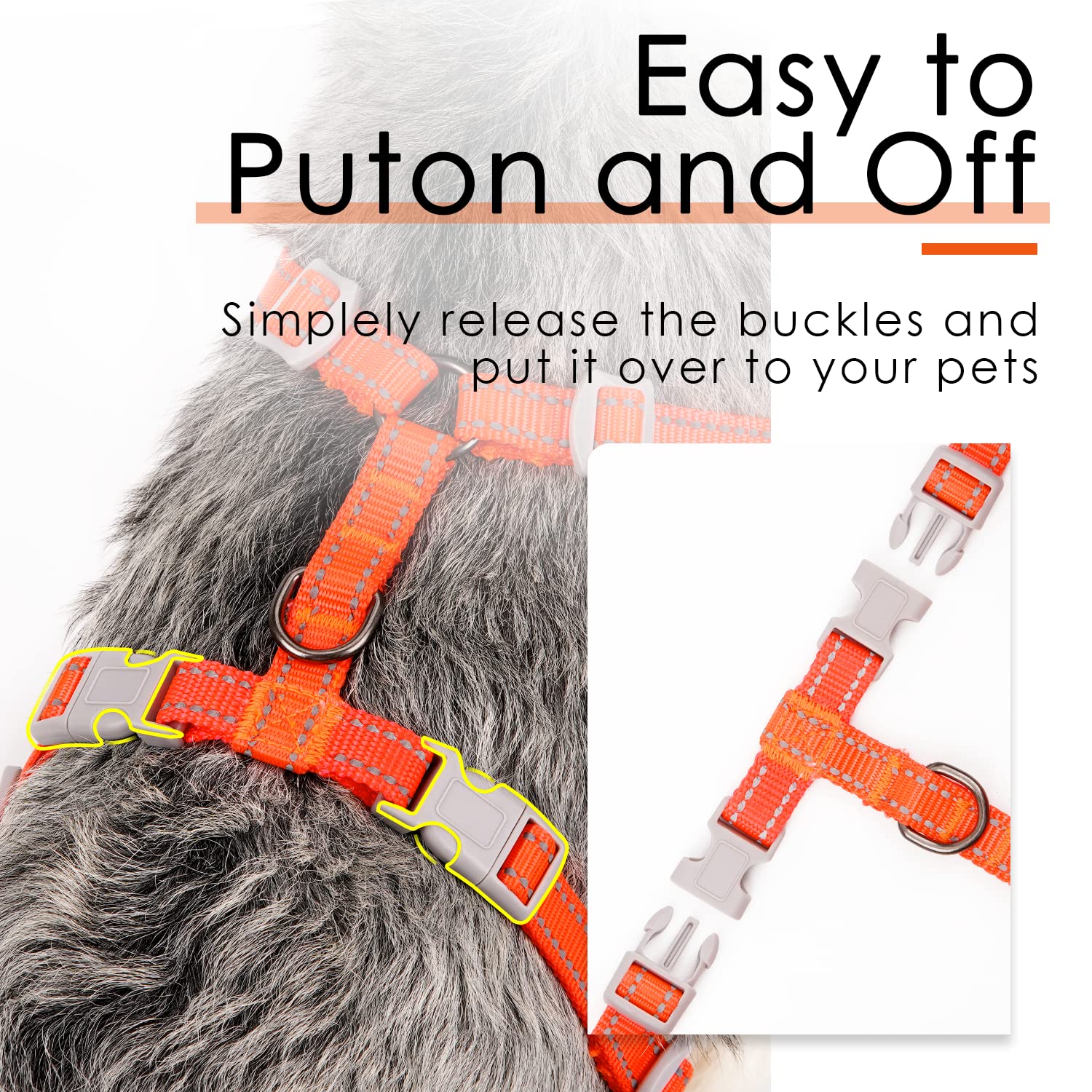 ThinkPet 犬ハーネス ピンク XS 引っ張り防止胴輪 反射 Amazon | ThinkPet 犬ハーネス, 引っ張り防止胴輪, 負担が少ない首輪